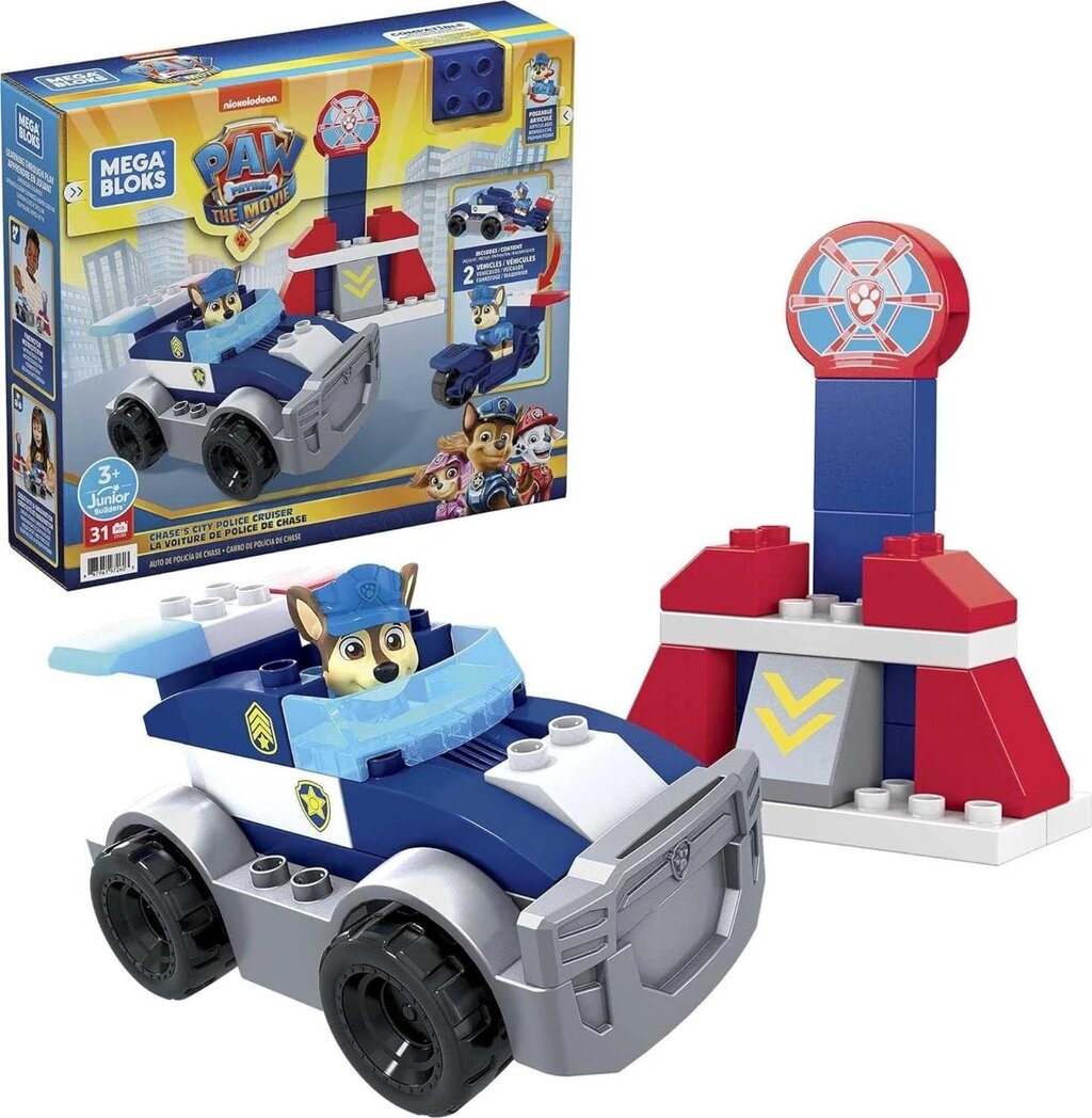 Конструктор MEGA Bloks Paw Patrol Police Гончик Щенячий патруль від компанії Premium - фото 1