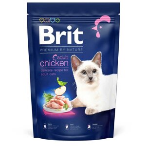 Корм Бріт Brit Premium by Nature Cat Adult Chicken 800 g 7.05.522