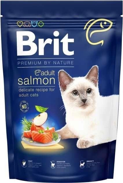 Корм Бріт Brit Premium by Nature Cat Adult Salmon 1,5 kg 7.05.527 від компанії Premium - фото 1