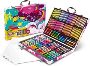 Крайола набір для творчості у валізі 140 предметів кейс Crayola