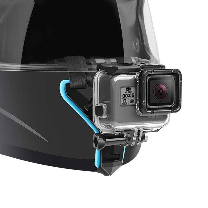 Кріплення на шолом Chin Mount для екшн камери GoPro SJCAM Xiaomi від компанії Premium - фото 1