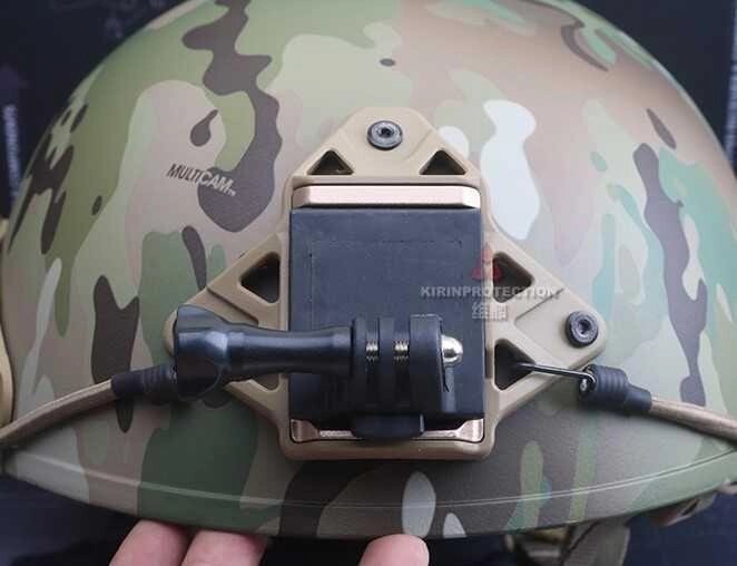 Кріплення на тактичний військовий шолом у шрауд ПНВ NVG для GoPro від компанії Premium - фото 1