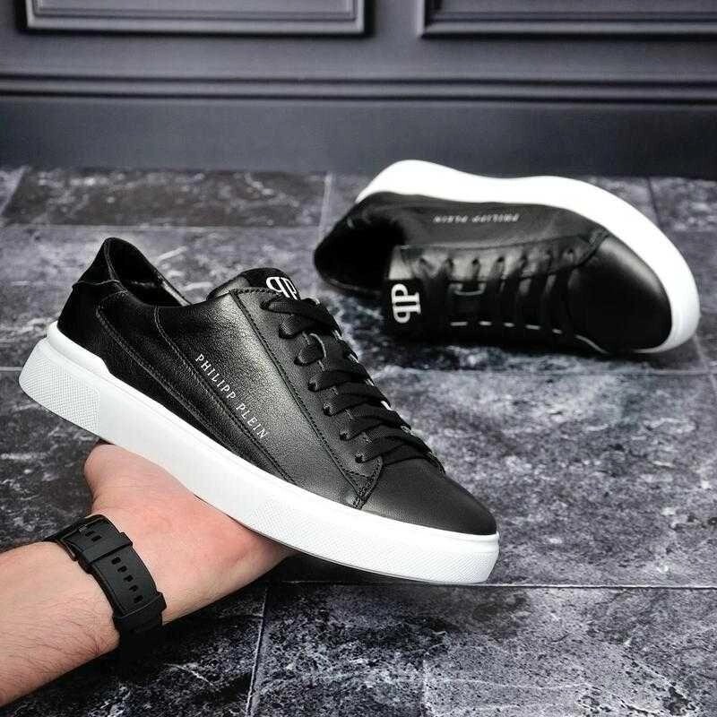 Кросівки кеди чоловічі шкіряні philipp plein sneaker від компанії Premium - фото 1