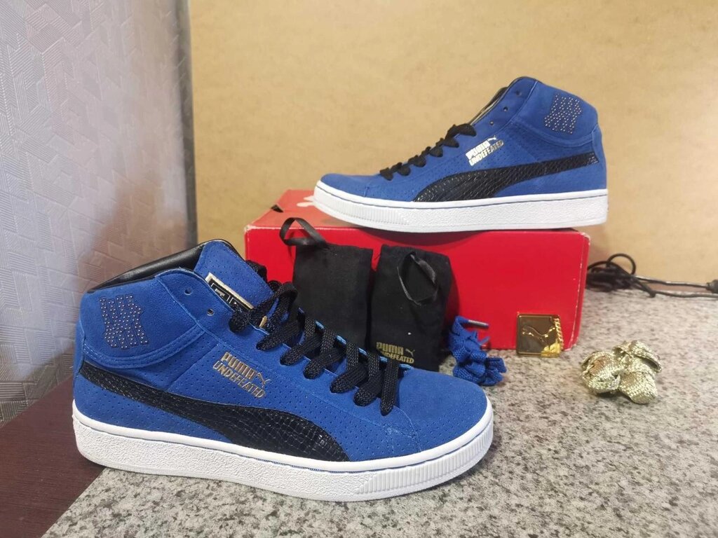 Кросівки Puma Suede Mid Undefeated хайтопи Лімітована версія від компанії Premium - фото 1