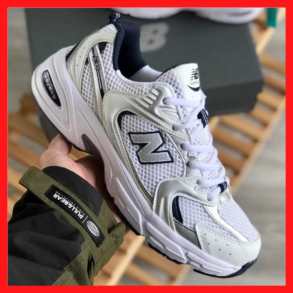 Кросівки жінок New Balance 530 silver} Cross -out Zhenenskie New Belans від компанії Premium - фото 1