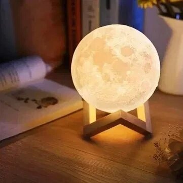 Лампа Місяць 3D Moon Lamp Настільний нічник Magic 3D Moon Ligh 3 РОЗМІРА від компанії Premium - фото 1