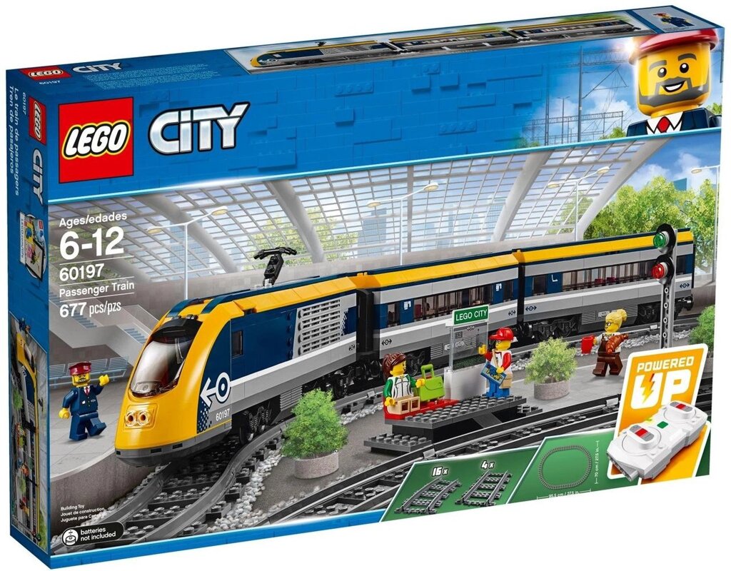 Lego City 60197 Пасажирський поїзд від компанії Premium - фото 1