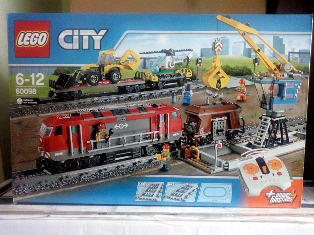 Lego CITY Лего Сіті 60098 Потужний вантажний поїзд від компанії Premium - фото 1