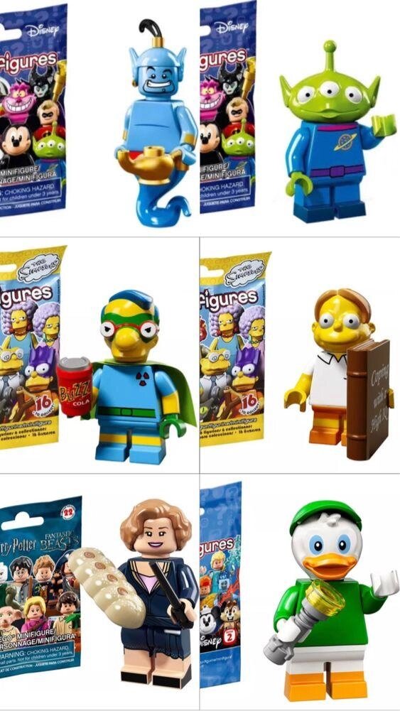 Lego minifigures 71009,71012,71024,71017,71022, 71018 від компанії Premium - фото 1