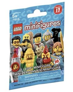 Lego Minifigures 71018, 17 серія ОРИГИНАЛ, повна серія 16 шт.