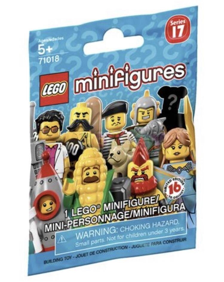 Lego Minifigures 71018, 17 серія ОРИГИНАЛ, повна серія 16 шт. від компанії Premium - фото 1