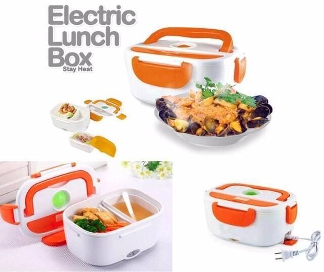 Lunch Box Контейнер для їжі з підігрівом Ланч Бокс 12 В 220 В від компанії Premium - фото 1