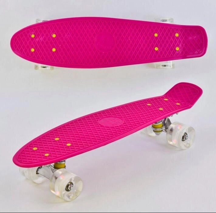 ЛЬВІВ! Пенні борд, скейт, СВІТЛЯТЬСЯ поліуретан. колеса! Penny board від компанії Premium - фото 1