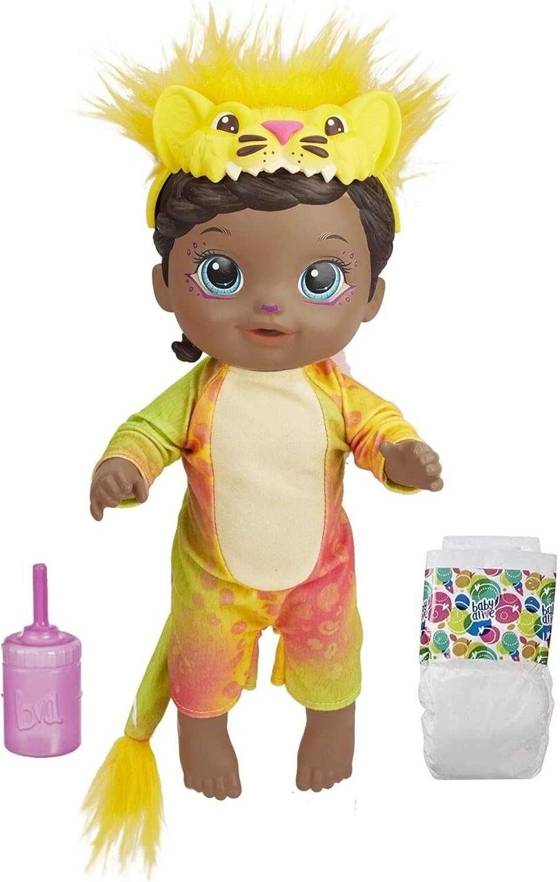 Лялька Baby Alive Rainbow Wildcats, Lion Бебі Елайв, Левеня, Лев від компанії Premium - фото 1