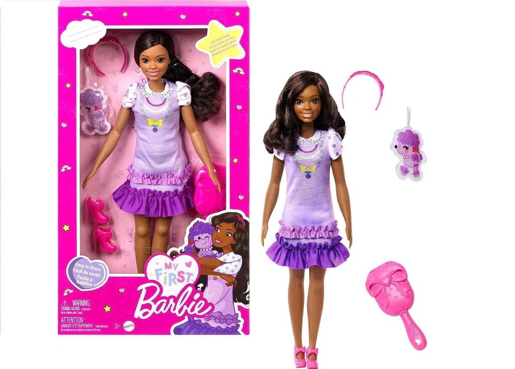 Лялька Моя перша Барбі Бруклін My First Barbie Brooklyn від компанії Premium - фото 1