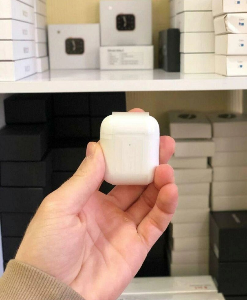 Люкс Аналог Apple Airpods 0 відмінностей від оригіналу 1:1 LUX АірПодс коп від компанії Premium - фото 1