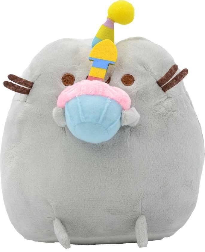 М'яка іграшка Пушин Pusheen з кексом у лапках 15 см від компанії Premium - фото 1