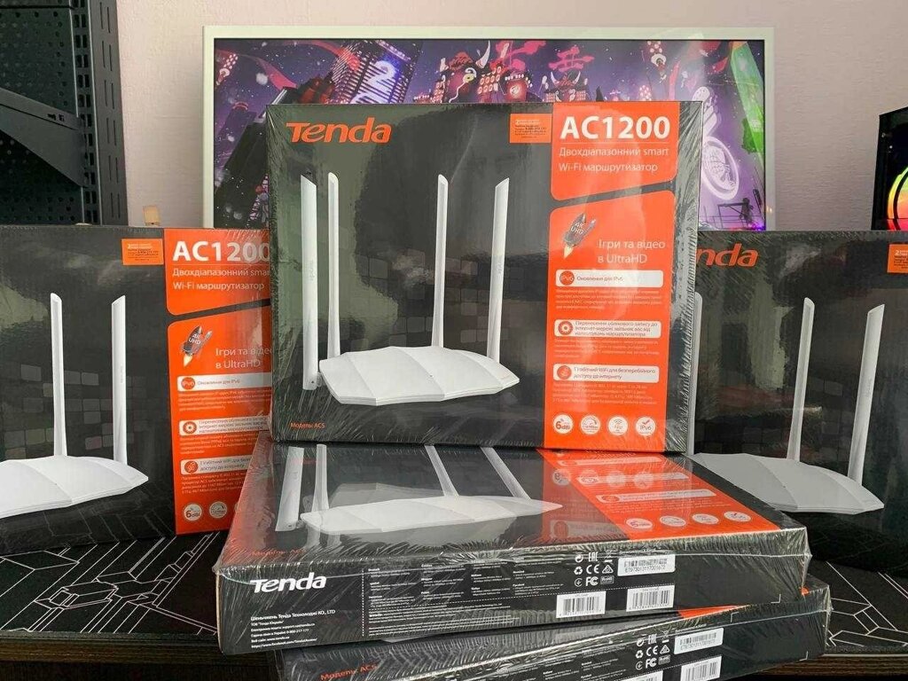 Маршрутизатор Tenda AC5 AC1200 Новий! Гарантія! KLAVAcomp від компанії Premium - фото 1