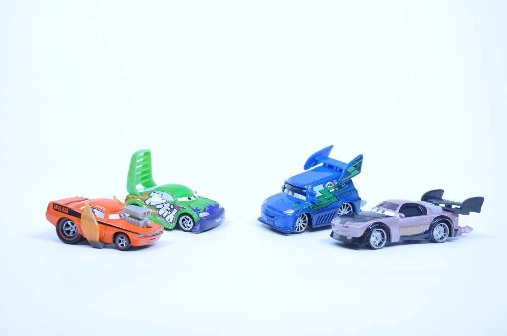 Машинки Тачки Тачки2 Cars (mattel) Діджей, Сморкач, Франческо ітд. від компанії Premium - фото 1