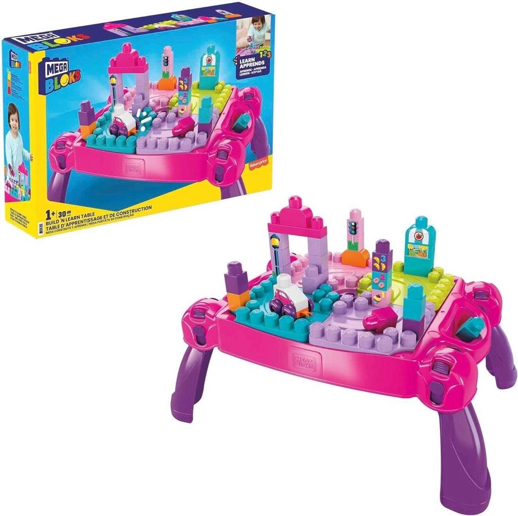 MEGA BLOKS Fisher-Price, Activity Table Конструктор Мега Блокс, Столик від компанії Premium - фото 1