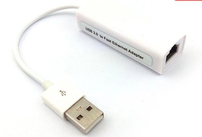 Мережева карта USB 2.0 100 Мбіт/с LAN адаптер мережевий ethernet RJ45 від компанії Premium - фото 1