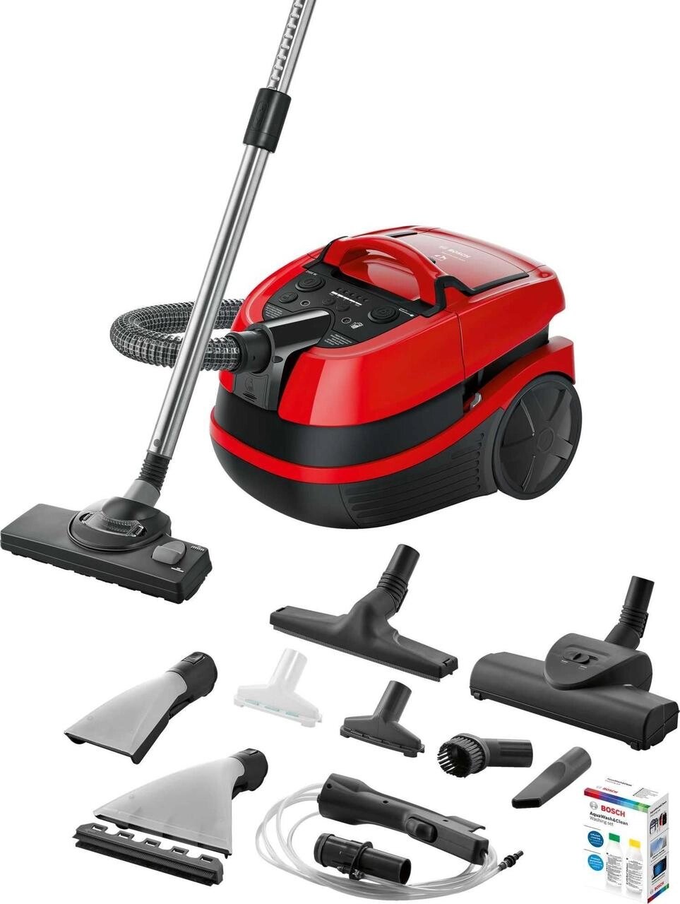 Миючий пилосос Bosch BWD421PET 2100 Вт червоний від компанії Premium - фото 1