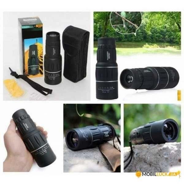 Монокуляр, бінокль BUSHNELL 16x52 Подвійне фокусування монокль від компанії Premium - фото 1