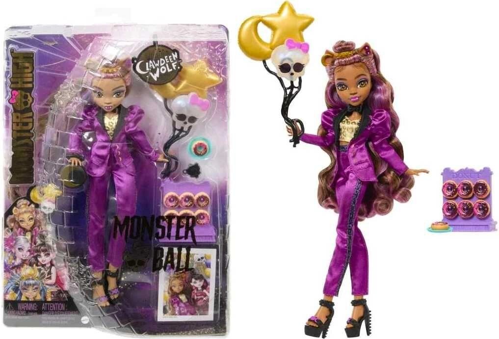 Монстер Хай Клодин Вульф Бал монстрів Monster High Clawdeen Wolf HNF69 від компанії Premium - фото 1