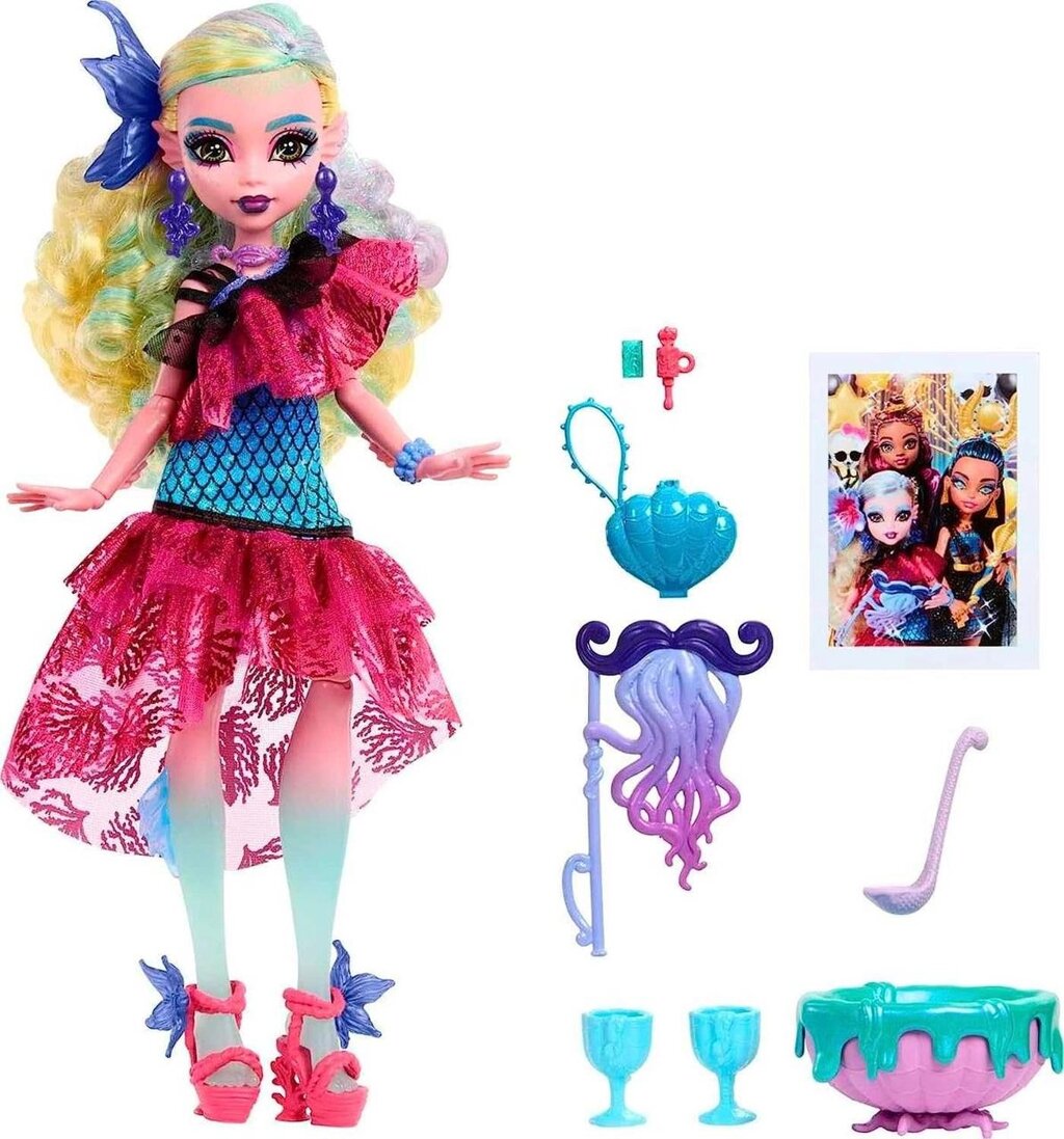 Монстер Хай Лагуна Блю Бал монстрів Monster High Lagoona Blue HNF71 від компанії Premium - фото 1