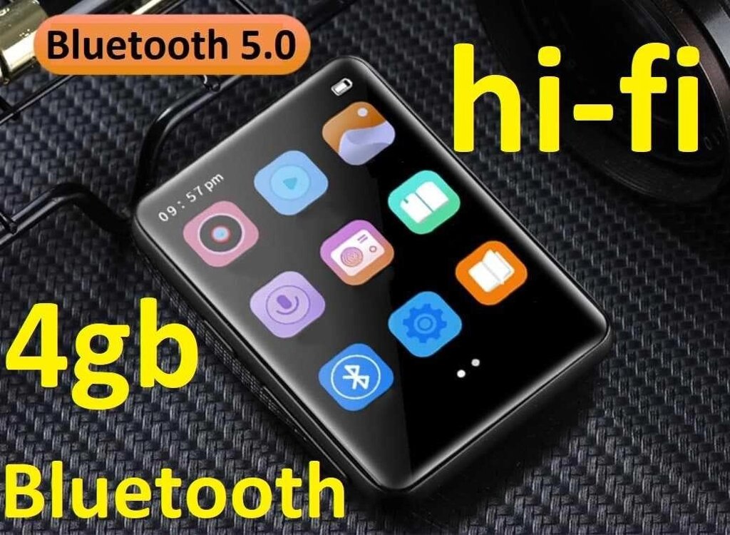 MP3 Плеєр Rijaho S301 Bluetooth HI FI Original 4gb із зовнішнім динаміком від компанії Premium - фото 1