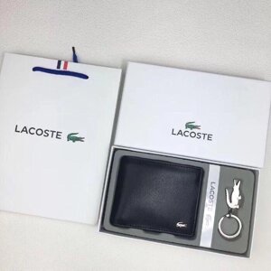 Чоловічий шкіряний гаманець Lacoste/чоловічий шкіряний гаманець