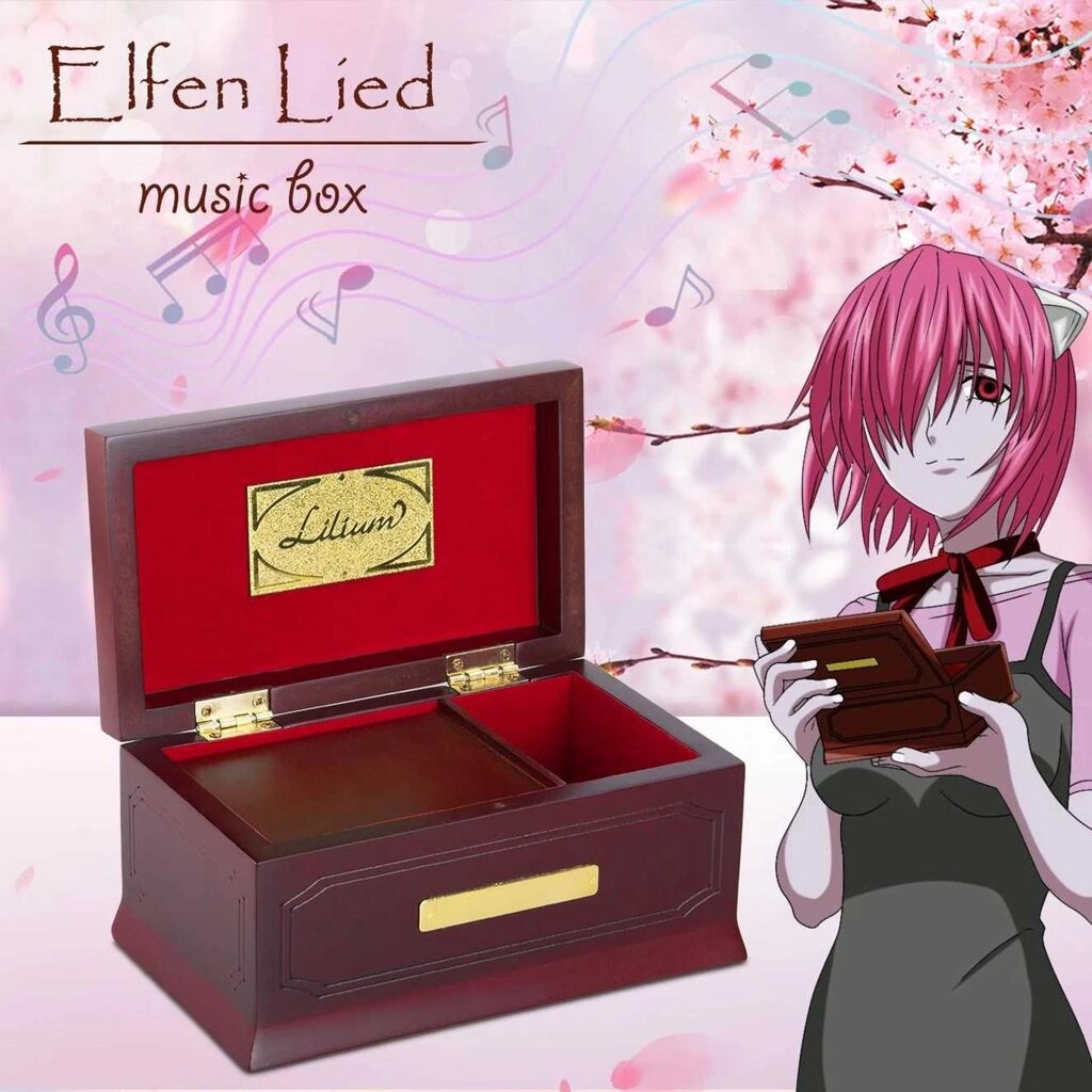 Музична скринька Ельфійська пісня (Elfen Lied) — Lilium від компанії Premium - фото 1