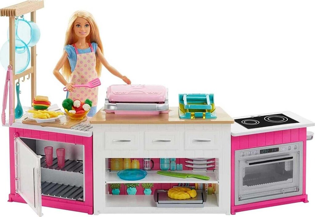 Набір Barbie Ultimate Kitchen Барбі Мега Кухня мрії Готуємо разом від компанії Premium - фото 1