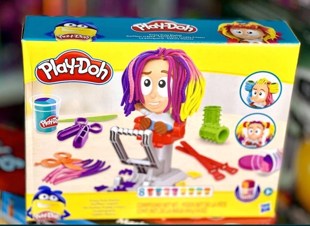 Набір для ліплення, сплей до перукарня, play doh перукарня від компанії Premium - фото 1