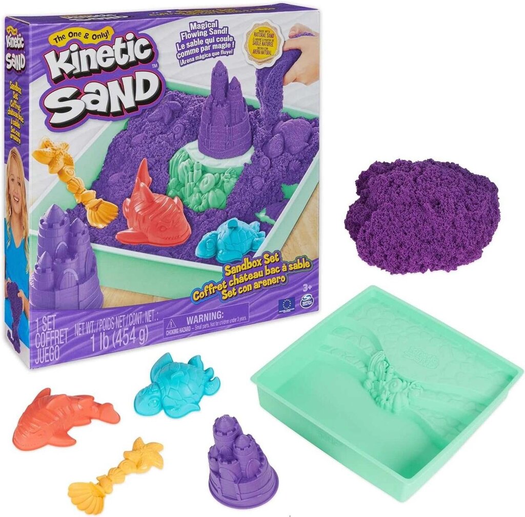 Набір кінетичного піску Kinetic Sand Замок із піску Spin Master від компанії Premium - фото 1