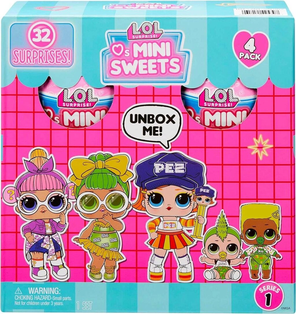 Набір лол L. O.L. Surprise! Loves Mini Sweets Collectible Dolls 4-Pack від компанії Premium - фото 1