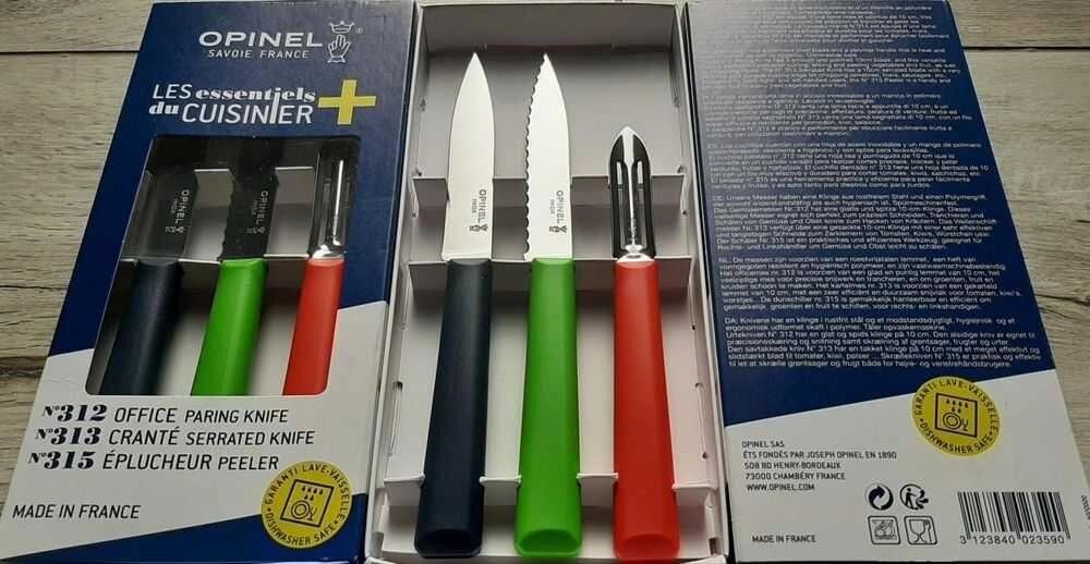 НАБІР OPINEL TRIO ФРАНЦІЯ ніж 001452 кухонний гострий неіржавка сталь від компанії Premium - фото 1