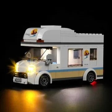 Набір світлодіодних ліхтарів для фургона Lego City Holiday Camper Van від компанії Premium - фото 1