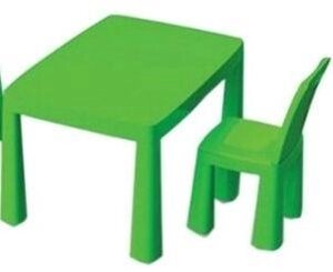 Набір дитячий Стіл + стілець + ГРА Хокей, пластиковий столик, стільчик