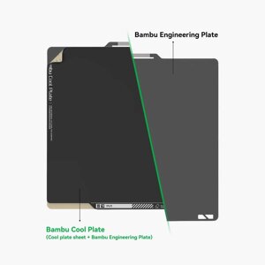 Накладка столу килимок двосторонній Bambu Lab Cool Plate X1 P1P FAP003