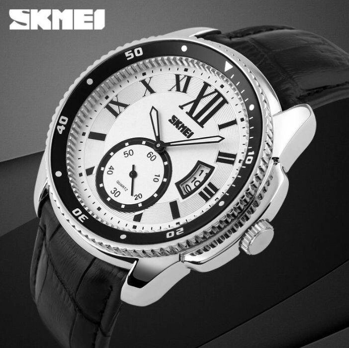 Наручний класичний годинник Skmei 1135 від компанії Premium - фото 1