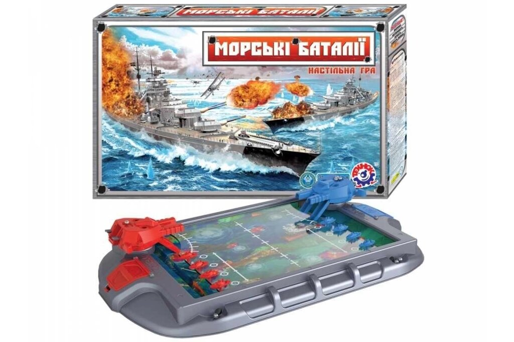 Настільна гра ТехноК Морські баталії (Морський бій) від компанії Premium - фото 1