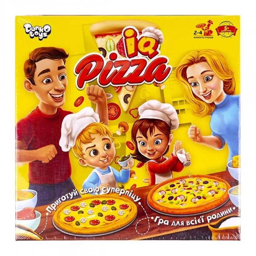 Настільна розважальна гра «IQ Pizza» УКР, піца, пица від компанії Premium - фото 1