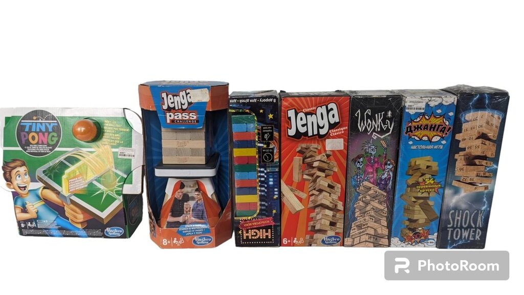 Настільні ігри в асортименті (Jenga, crabble, activity) від компанії Premium - фото 1