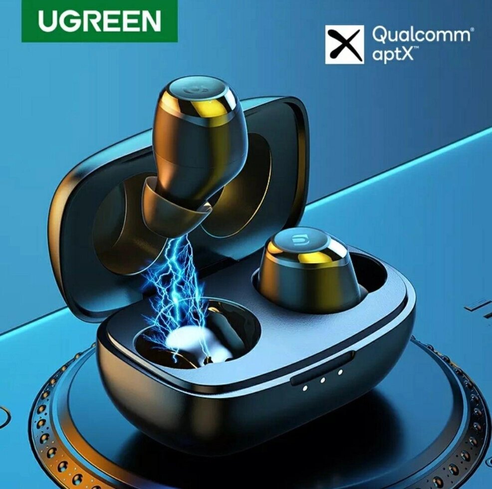 Навушники Bluetooth Ugreen HiTune WS100 (9h – music, 27h – case) від компанії Premium - фото 1