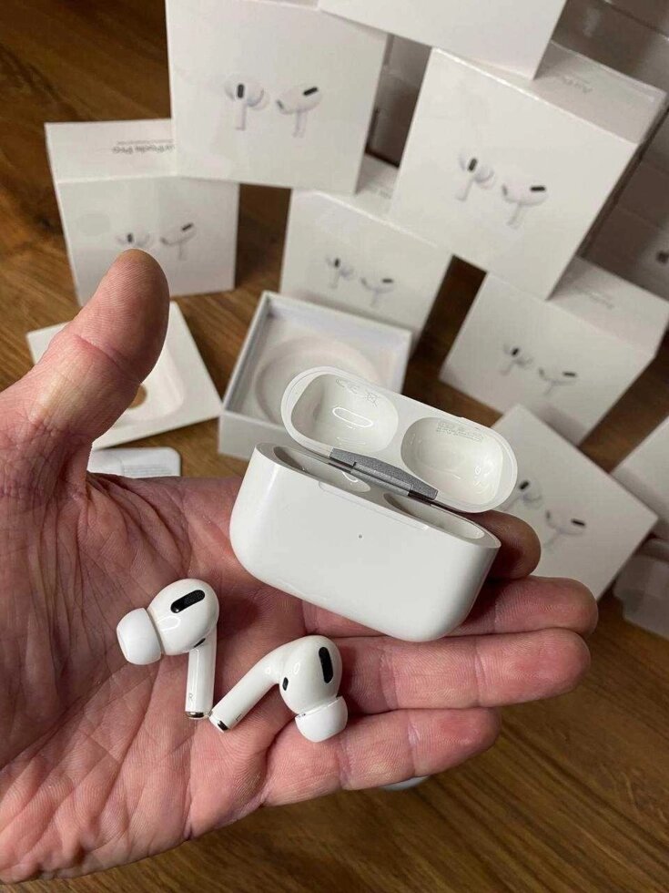 Найкраща Копі навушників Apple Airpods pro1:1 З активним шумозаглушенням від компанії Premium - фото 1