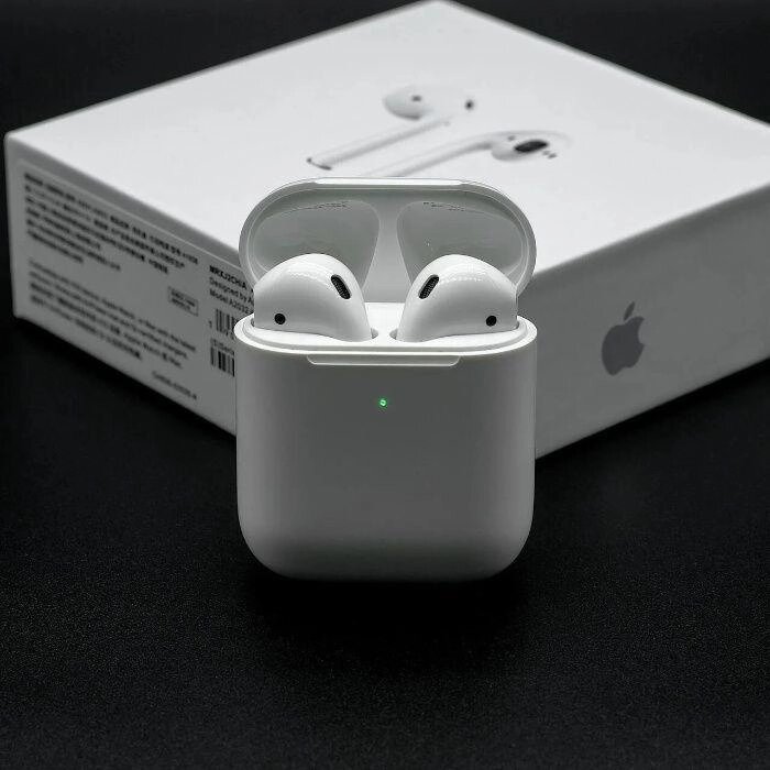 Найкращі AirPods 2 1:1 як оригінал Бездротові навушники Apple Гарантія від компанії Premium - фото 1