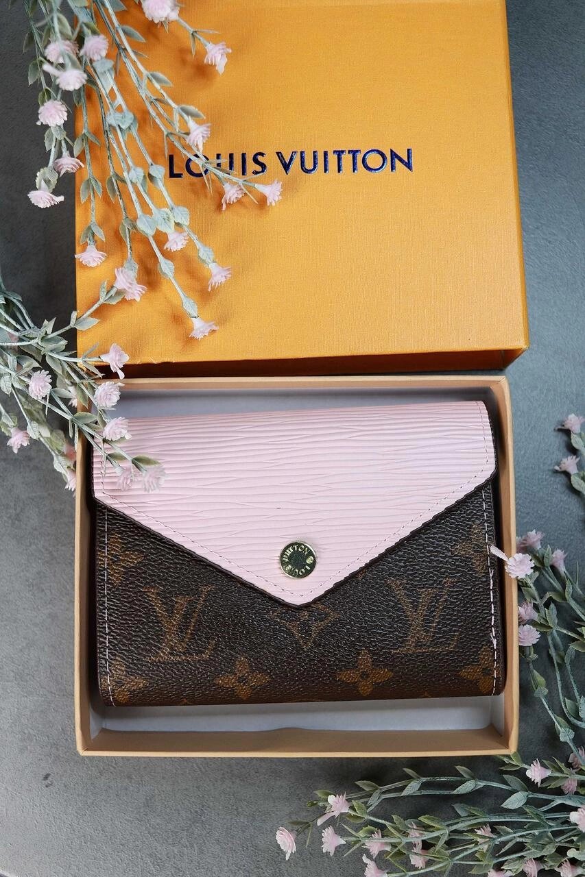 NEW 2023 Гаманець Louis Vuitton Луї Віттон LUX якість рожевий колір від компанії Premium - фото 1