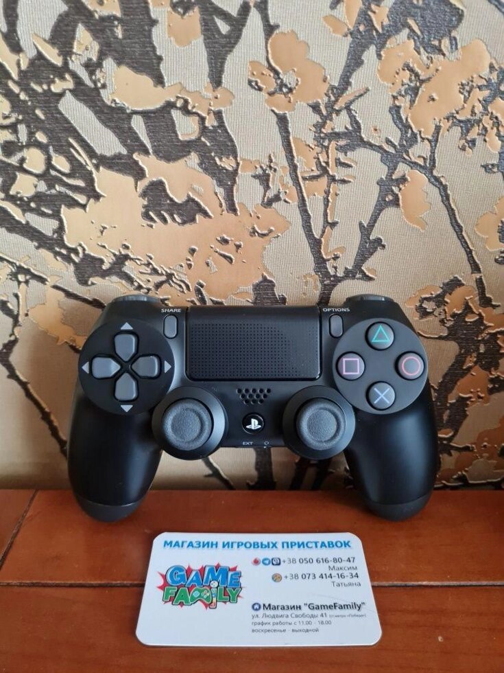 New Новий Dualshock 4 V2 Jet Black Wireless Controller Ps4 від компанії Premium - фото 1