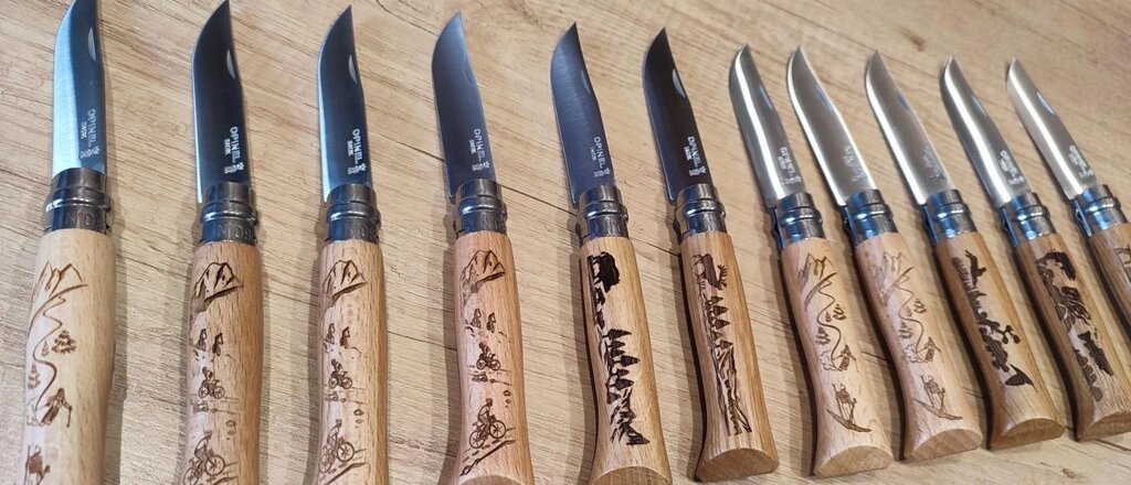 Ніж OPINEL 8 колекція animal гравіювання/колір=morakniv/fiskars/mil tec від компанії Premium - фото 1